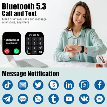 1.96" Smart Fitness Tracker Watch for Runners