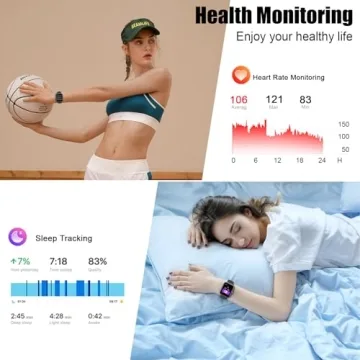 1.96" Smart Fitness Tracker Watch for Runners