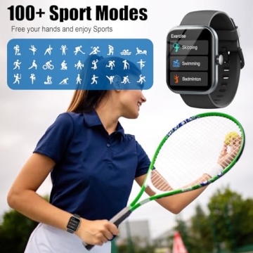 1.96" Smart Fitness Tracker Watch for Runners