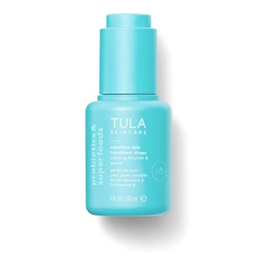 TULA Skin Care Sensitive Skin Treatment Drops - Vitamin B Serum, Calms Irritation and Smoothes Skin,...