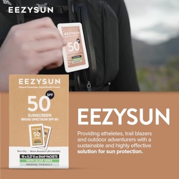 EEZYSUN SPF 50 Travel Size Sunscreen Pack | Aloe Vera Infused