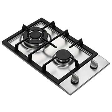 High Efficiency 2 Burner Gas Cooktop by Ramblewood