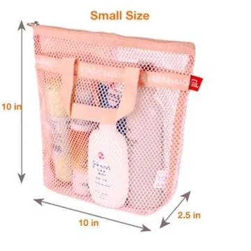 Multi-Purpose Mesh Travel Shower Caddy for Gym and Swim