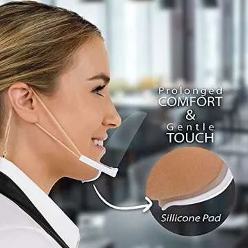 SHIELDOFGLORY Clear Face Shield Comfortable Anti-Fog Mask