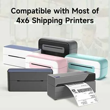 Shop Phomemo Pink Thermal Shipping Labels 4X6'' 500pcs