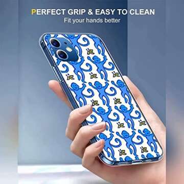 ZackLi iPhone 11 Phone Case - Cute Monkeys & Shockproof Design