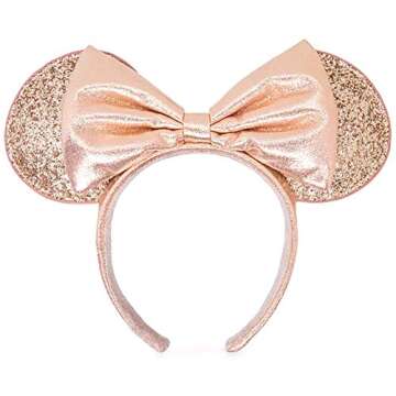 Disney Parks Exclusive - Minnie Mickey Ears Headband - Briar Rose Gold