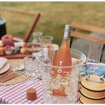 TOST ROSE All-Natural Alcohol-Free Sparkling Beverage, 25.4 Fl Oz (Pack of 3)