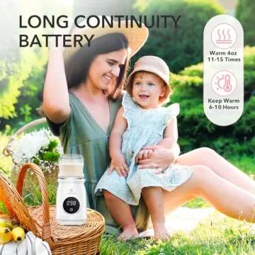 Befano Portable Bottle Warmer for Travel & Feeding  Warm Milk Quickly