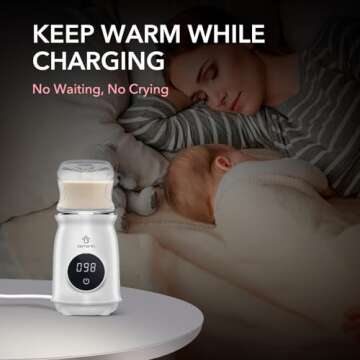 Befano Portable Bottle Warmer for Travel & Feeding  Warm Milk Quickly