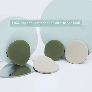 Marx Makeup Sponge, Teardrop Blending Sponge, Latex-Free Foundation Sponge for Liquid, Cream, and Powder, Wet and Dry Dual Use, Powder Puff for All Types of Skin, 7pcs