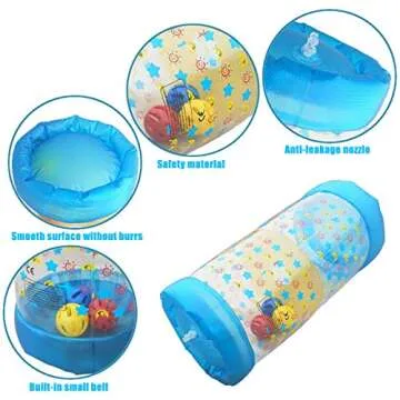 Inflatable Baby Roller Toys for Tummy Time and Sensory Fun