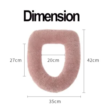 Genuine Sheepskin Toilet Seat Cover for Warmth and Comfort