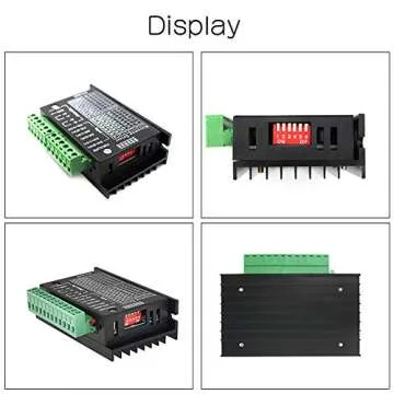 Twotrees Nema 17 Stepper Motor + Stepper Motor Driver, TB6600 4A 9-42V Nema 17/23 CNC Controller Single Axes Hybrid - Upgraded Version