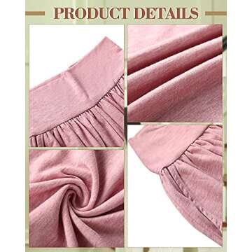 Neer 3 Pcs Women's Wide Leg Yoga Pant Comfy Loose Sweatpants High Waist Lounge Casual Athletic, Workout Joggers (Black, Dark Gray, Pink,Xx-Large)