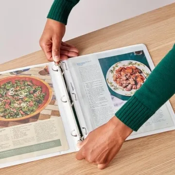 Amazon Basics 3-Ring Binder - Durable and Stylish White 1 Pack