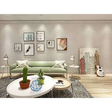 Art3d Plastic 3D Wall Panel PVC Wave Design