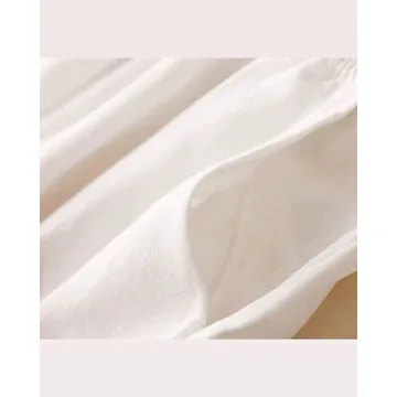 Aeneontrue Women's Stylish Wide Leg Linen Pants