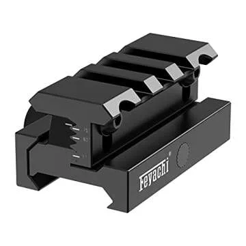 Feyachi TRM10 Adjustable Height Picatinny Rail Riser Mount for Red Dot Sight
