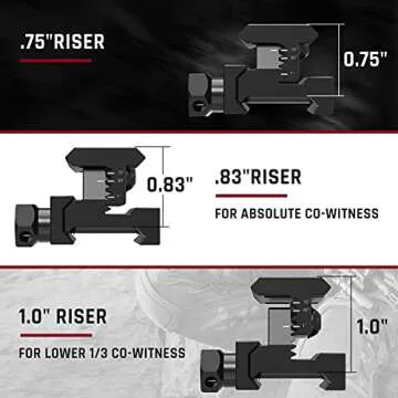 Feyachi TRM10 Adjustable Picatinny Rail Riser Mount