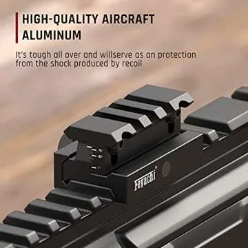 Feyachi TRM10 Adjustable Picatinny Rail Riser Mount