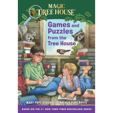 Games and Puzzles from the Tree House: Over 200 Challenges! (Magic Tree House)