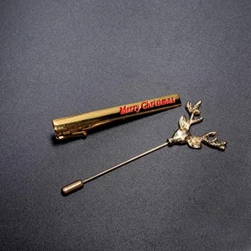 JEMYGINS Festival Silk Christmas Tie Set for Men