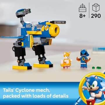 LEGO Sonic The Hedgehog Cyclone vs. Metal Sonic - Building Toy for Kids, Boys and Girls, Ages 8+ - M...