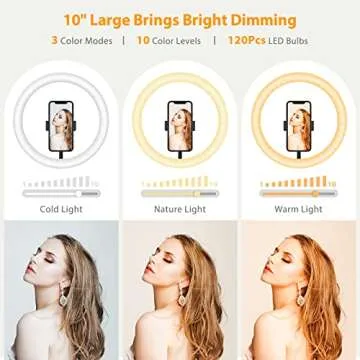 Wonew 80 LED Selfie Light for Video Calls and Selfies