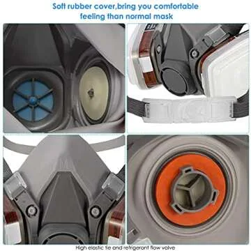 Half Mask Respirator for Safe Painting and Welding