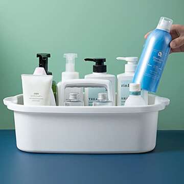 Haundry Large Cleaning Supplies Caddy - Versatile Organizer for Home and Garden