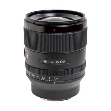 Sony FE 35mm F1.4 GM Full-Frame Large-Aperture Wide Angle G Master Lens Black