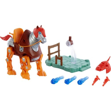 Masters of the Universe Origins Stridor Action Figure - Heroic Robot Horse with Accessories