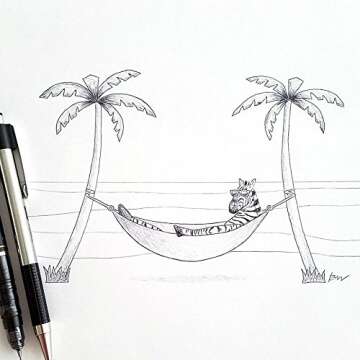 Zebra Pen M-301 Mechanical Pencil, Stainless Steel Barrel, Fine Point, 0.5mm, Black Grip, 2 Count (Pack of 1)