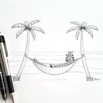 Zebra Pen M-301 Mechanical Pencil, Stainless Steel Barrel, Fine Point, 0.5mm, Black Grip, 2 Count (Pack of 1)