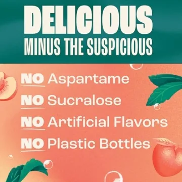 Zevia Zero Sugar Peaches & Cream Soda, 8-Pack Cans