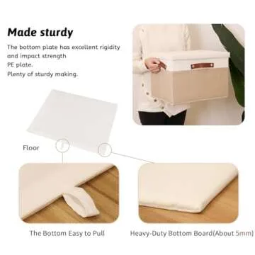 Stylish HOdo Home Collapsible Storage Bins for Organization