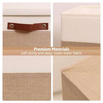 Stylish HOdo Home Collapsible Storage Bins for Organization