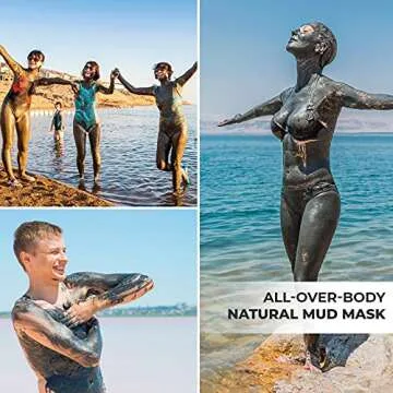 O NATURALS Psoriasis Dead Sea 18oz Mud Mask for Face & Body Scalp All Natural Organic Best for Psoriasis Eczema Healing Acne Deep Pore Cleansing Pore Oily Skin Exfoliating Skin Care for Men & Women