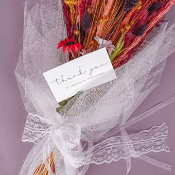 CLEVER SIGNS 200 Thank You For Supporting My Small Business Cards, Elegant and Professional Design, 2" x 3.5", Recommended for Online Retailers, Small Business Owners and Local Stores