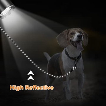 NTR Dog Rope Leash for All Dogs with Reflective Thread