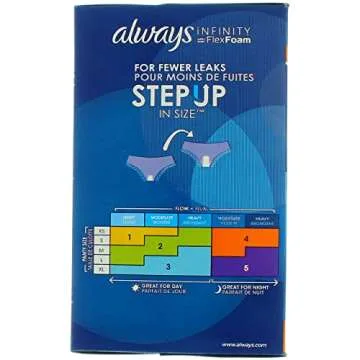 Always Infinity FlexFoam Pads Overnight Size 4