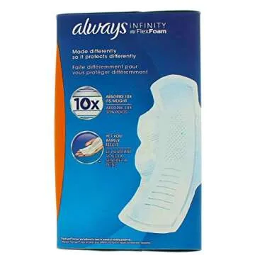 Always Infinity FlexFoam Pads Overnight Size 4