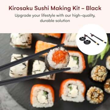 Kirosaku Sushi Making Kit - 14 Piece Set for Two