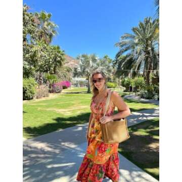 Women Cute Colorful Graffiti Floral Ruffle Cami Dress Summer Long Boho Flowy Dresses Sexy Spaghetti Strap Maxi Sun Dress