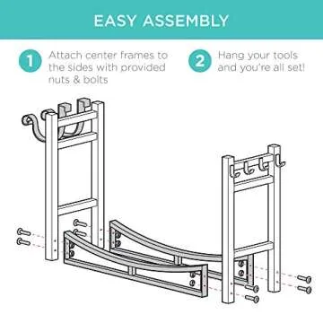 Best Choice Products 34.25in Firewood Log Rack & Tool Set Steel Wood Storage Accessory for Indoor Outdoor Fire Pit, Fireplace w/Kindling Holder, Shovel, Poker, Tongs, Brush