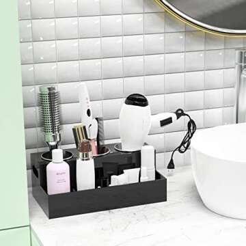 ILXY Hair Tool Organizer - Stylish Storage for Hot Tools