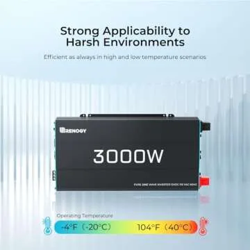 Renogy 3000W 12V Pure Sine Wave Inverter for Off-Grid