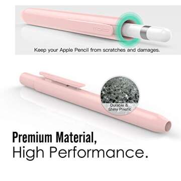 MoKo Holder Case for Apple Pencil 1st Generation, Retractable Apple Pencil 1st Case Protective iPad ...
