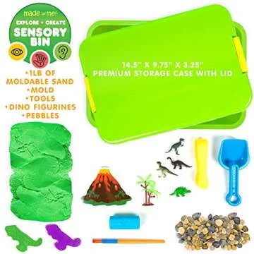 Dino Galaxy Sensory Bin for Toddlers 3+, Fun Learning Toys